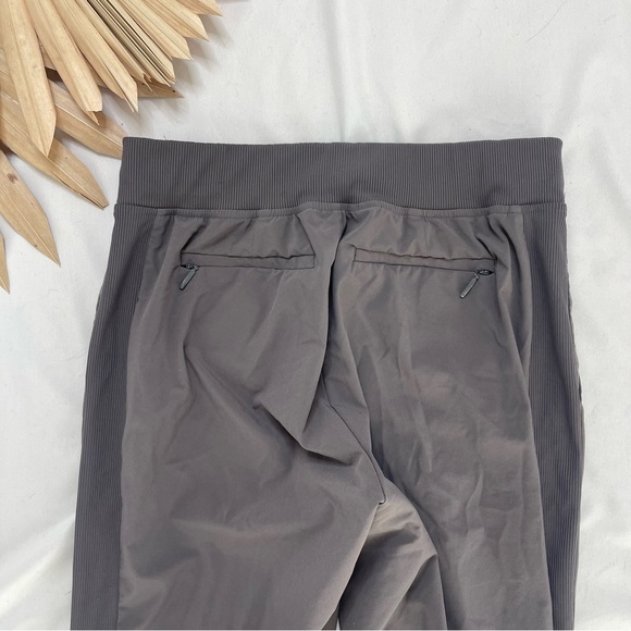 Athleta Brooklyn Ankle Casual Work Purple Grey Track Sweatpants Pants Joggers 0 - Picture 7 of 7